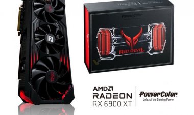 Огромная видеокарта PowerColor Radeon RX 6900 XT Red Devil показалась на изображениях